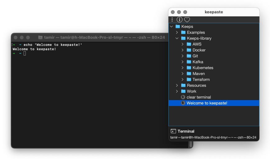 Welcome to keepaste!